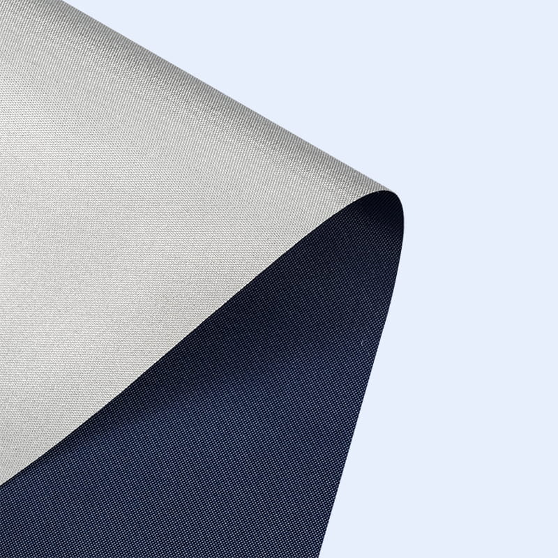 Taffetas de couleur avec revêtement argenté-01